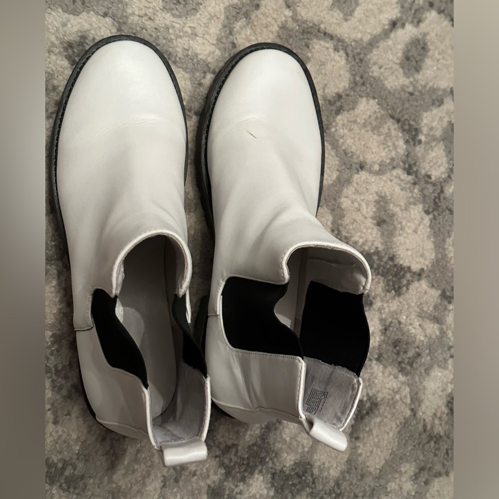 BP brand. White and black lug boots. Women’s size 10